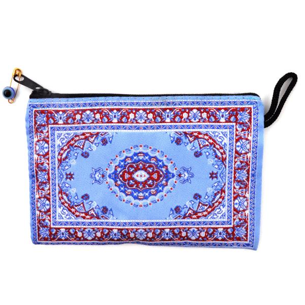 WALLET COIN MAKEUP ZIP BAG TRADITIONAL TURKISH FABRIC WOVEN ISTANBUL &  TURKEY